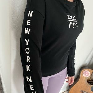 Black long sleeve shirt